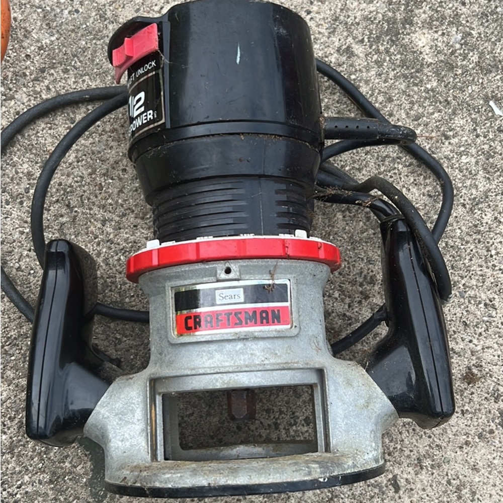 Seas Craftsman Router Model 315 - 1 1/2 Horsepower